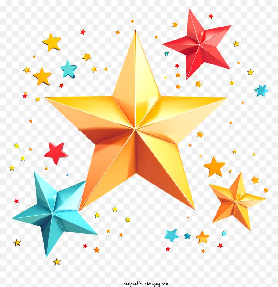 Estrellas，Colorido PNG
