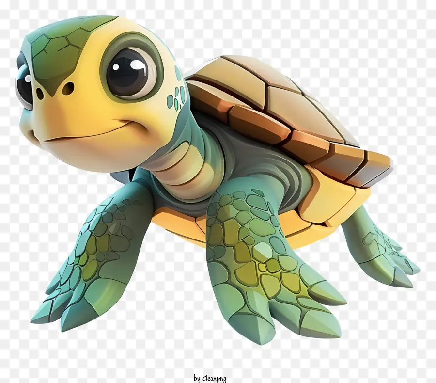 De Dibujos Animados De La Tortuga，Tortuga Verde PNG