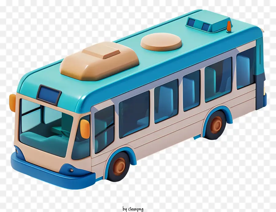 Autobús，Autobús Azul PNG