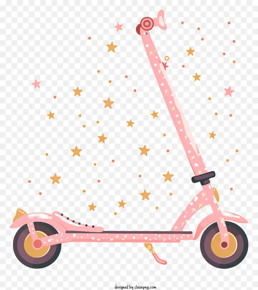 Vespa Del Retroceso，Scooter Rosa PNG