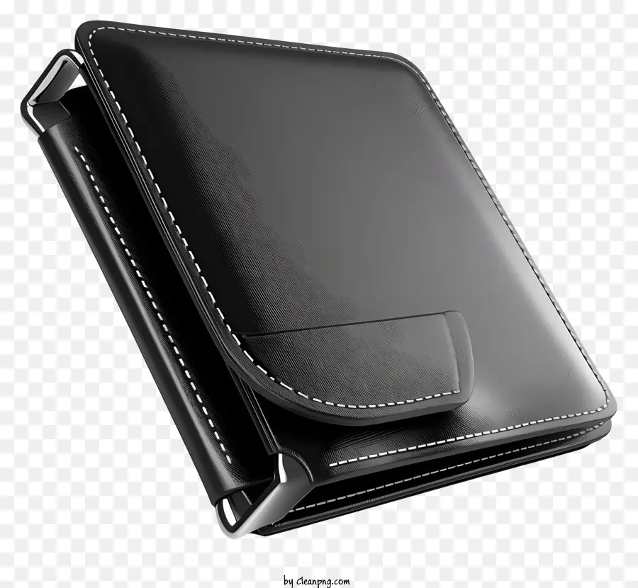 Cartera，Funda De Cuero Negro PNG