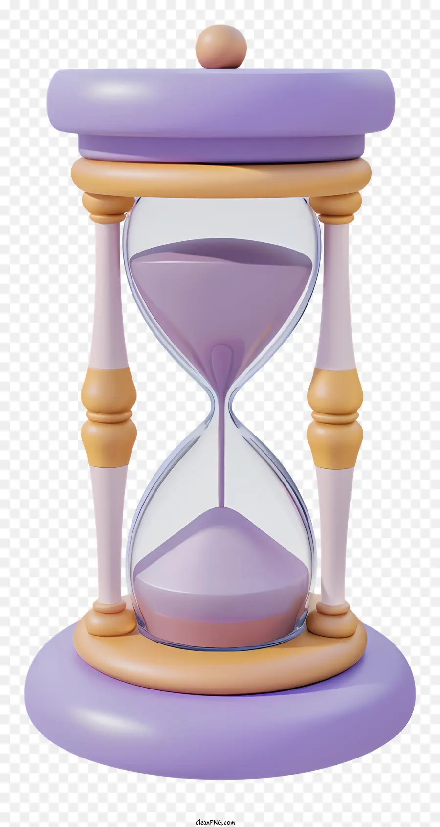 Reloj De Arena，Morado PNG