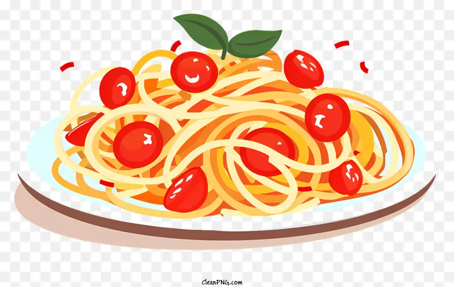 Espaguetis，Tomates Cherry PNG