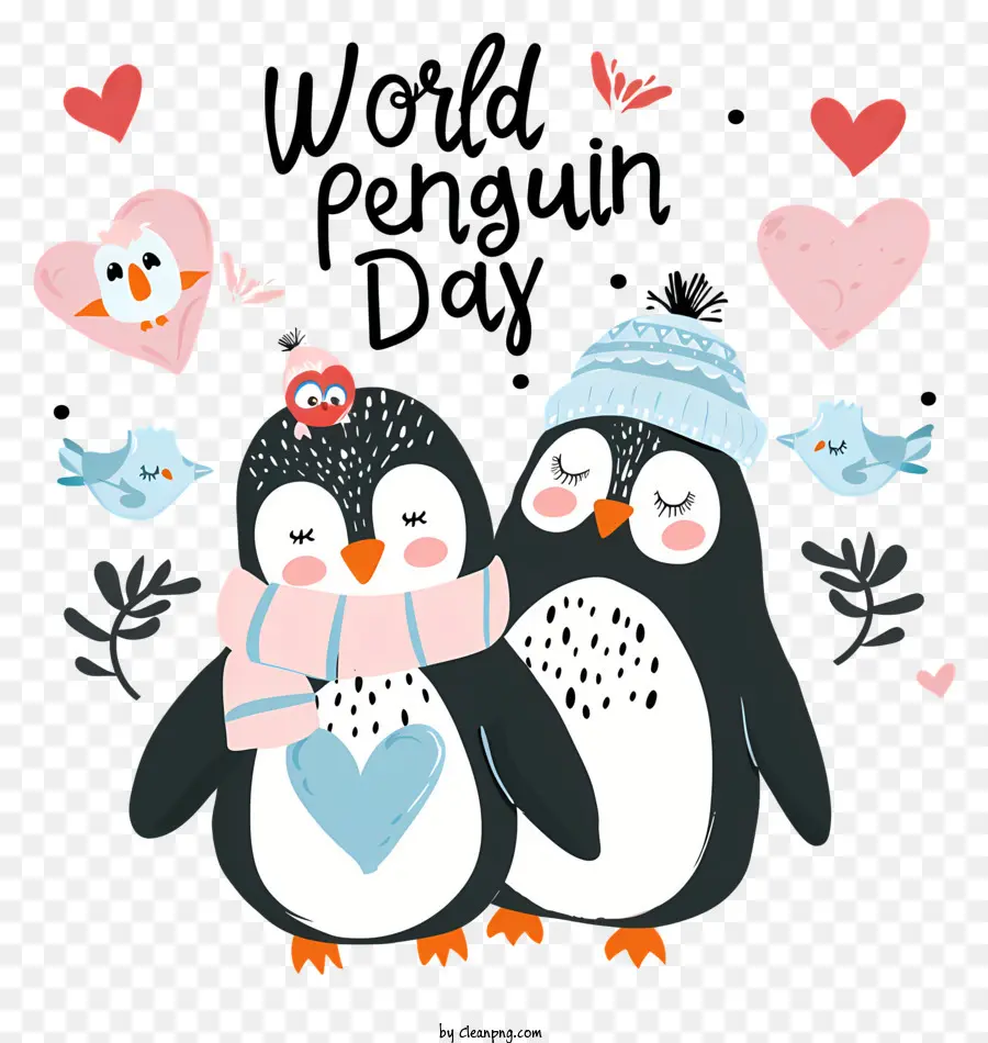 El Día Mundial Del Pingüino，Lindos Pingüinos PNG