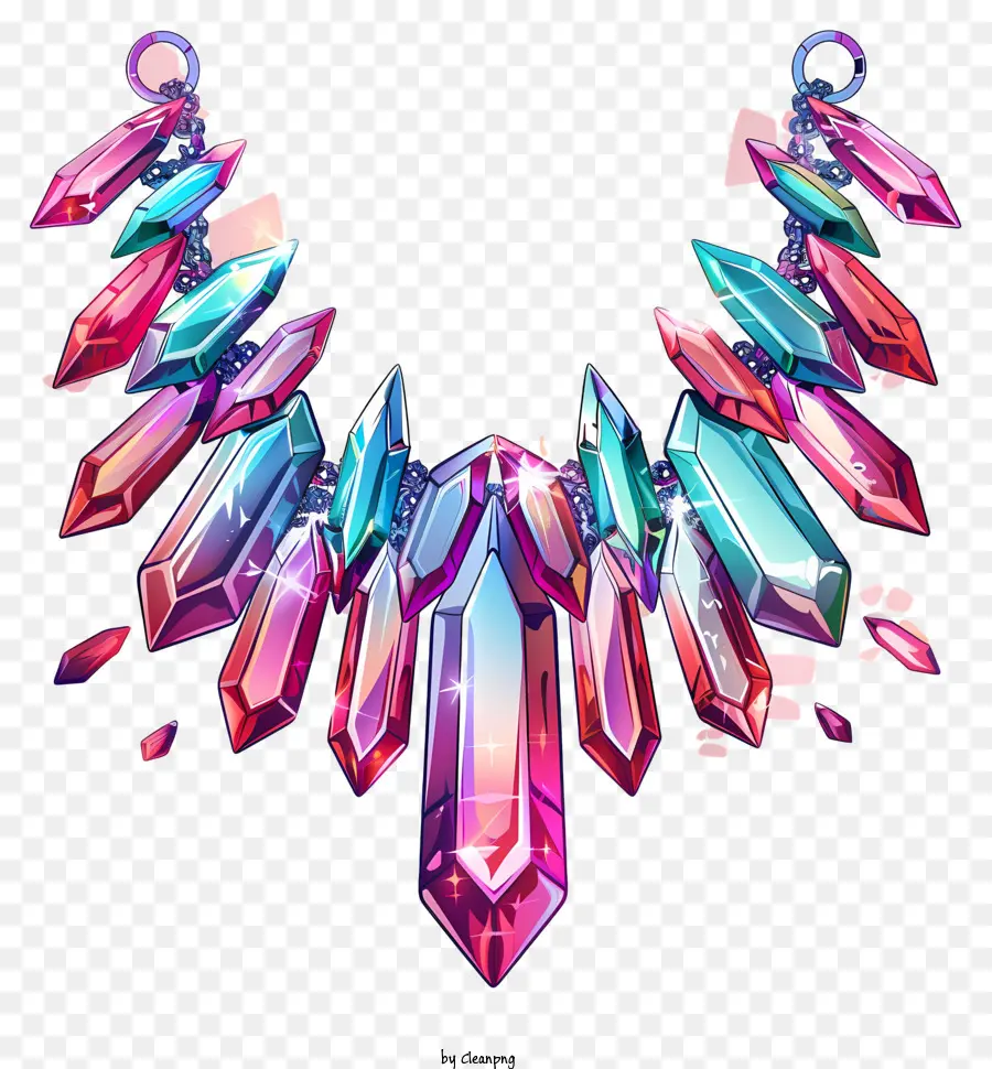 Collar De Cristal，Gemas PNG