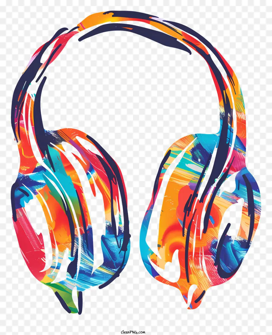 Mundo Día De La Audición，Coloridos Auriculares PNG