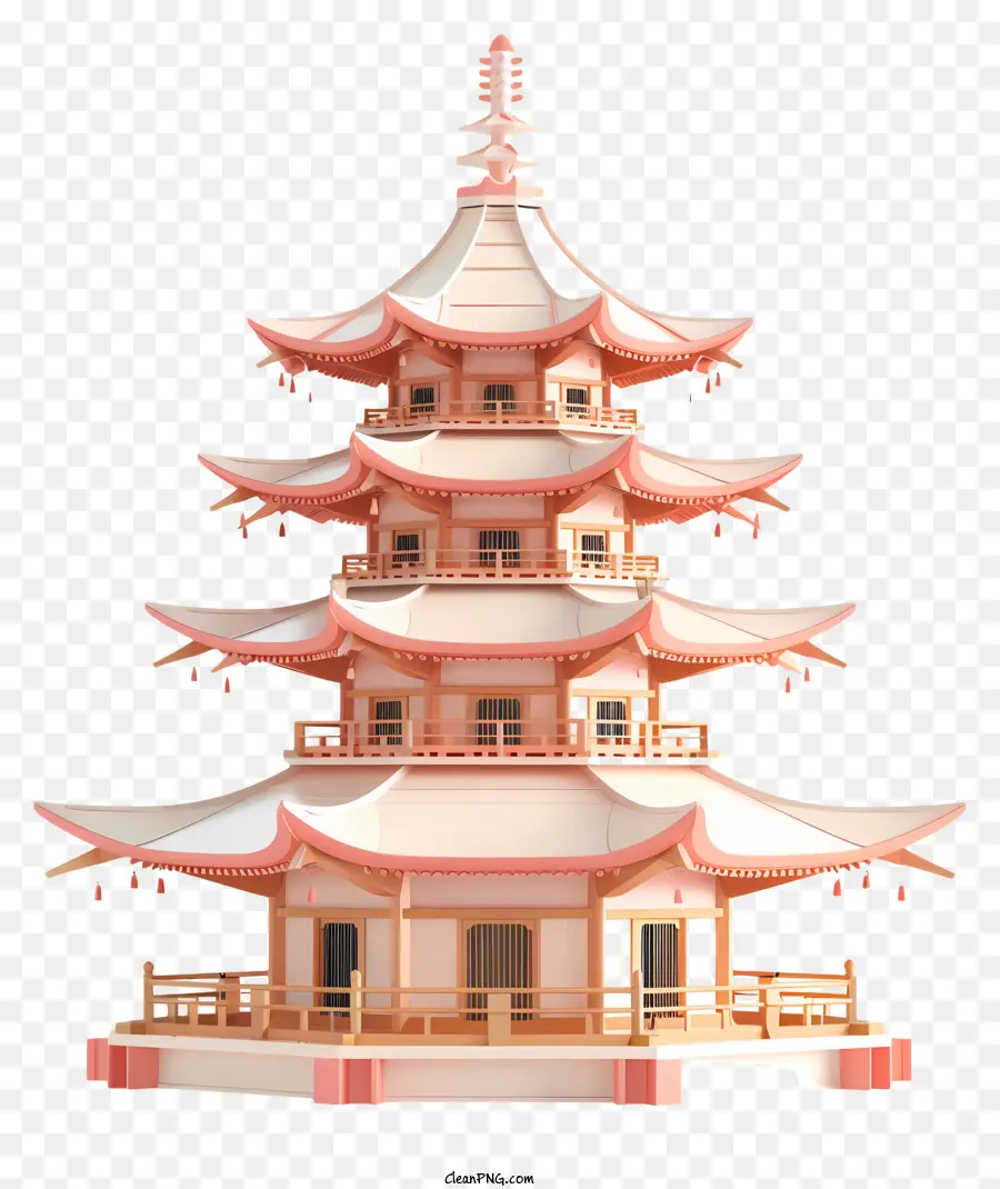 Pagoda，Construcción De Madera PNG