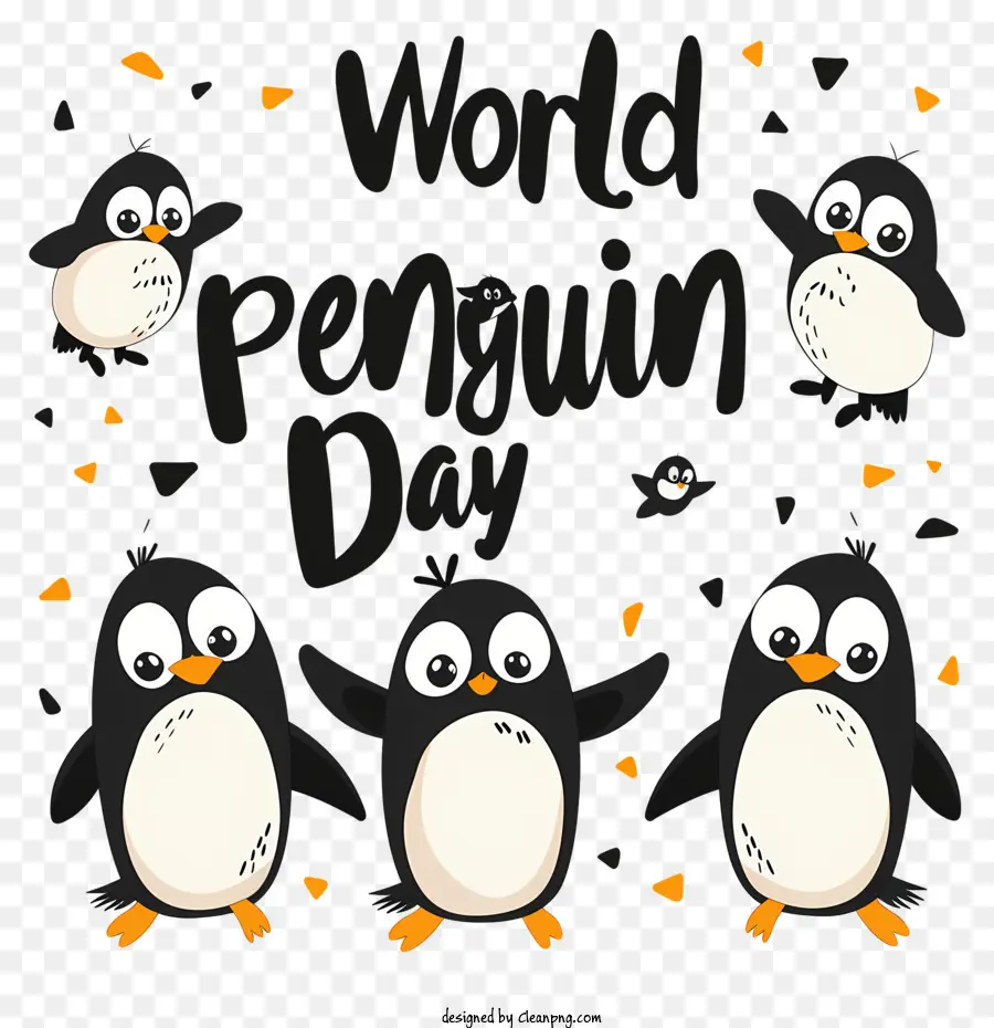 El Día Mundial Del Pingüino，Los Pingüinos PNG