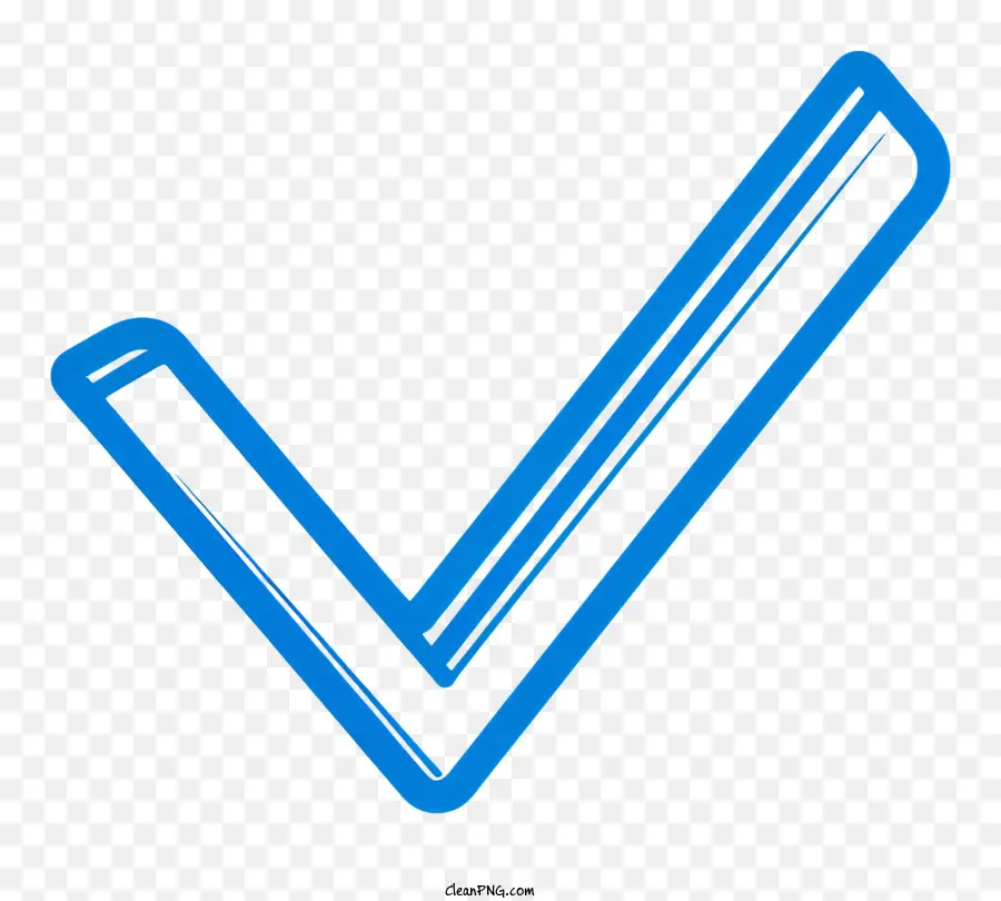 Azul Marca De Verificación，Símbolo De Tick Azul PNG