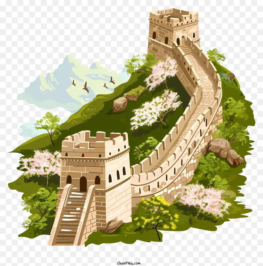 La Gran Muralla De China，China PNG