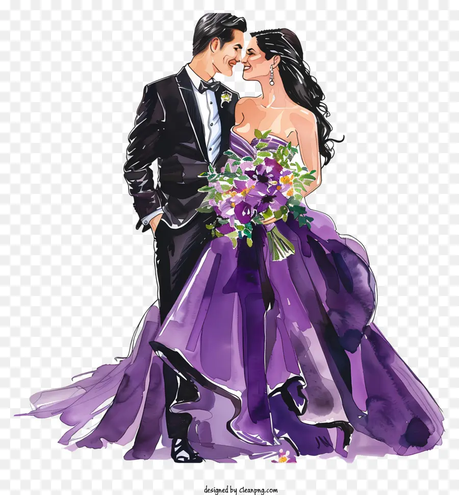 Los Novios，Pareja Bailando PNG