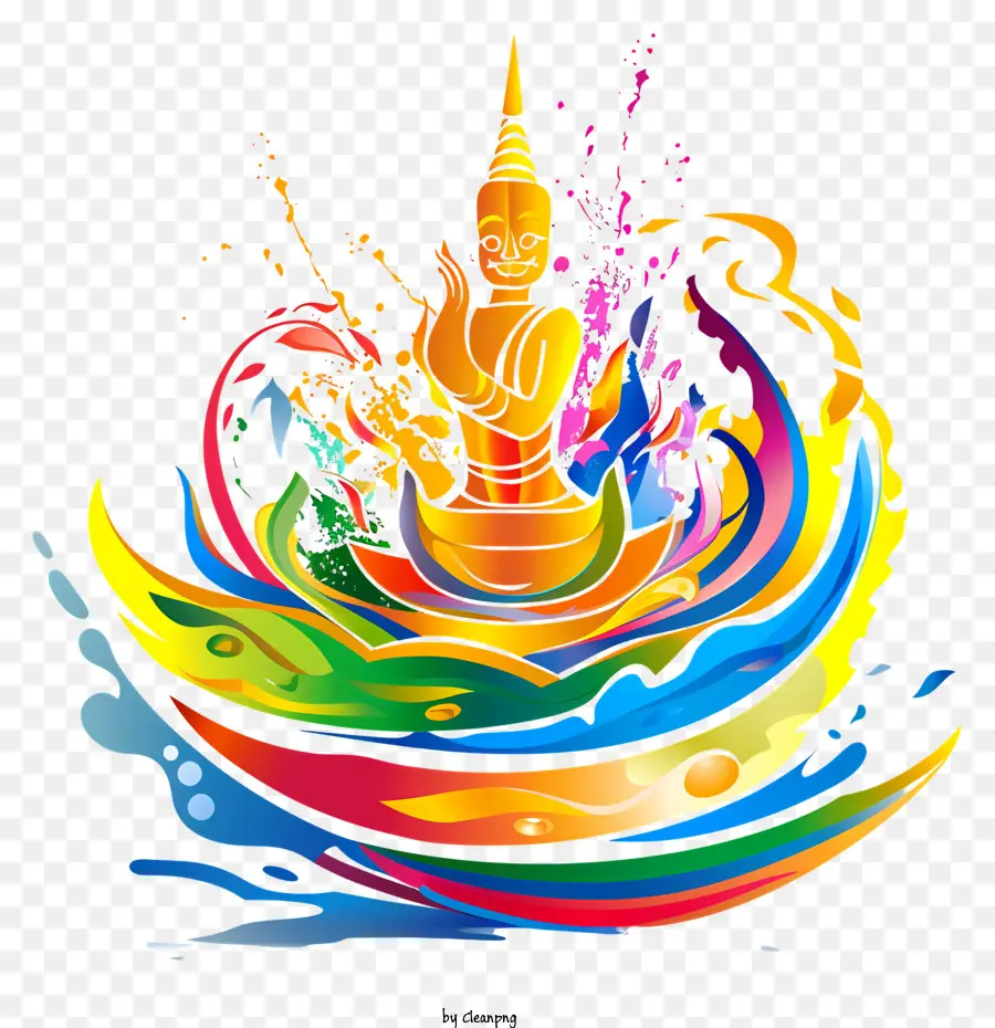 Songkran，Buda PNG