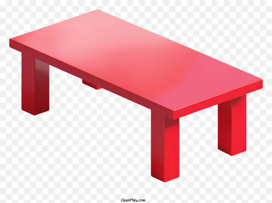 Rojo De La Tabla，Muebles Transparentes PNG