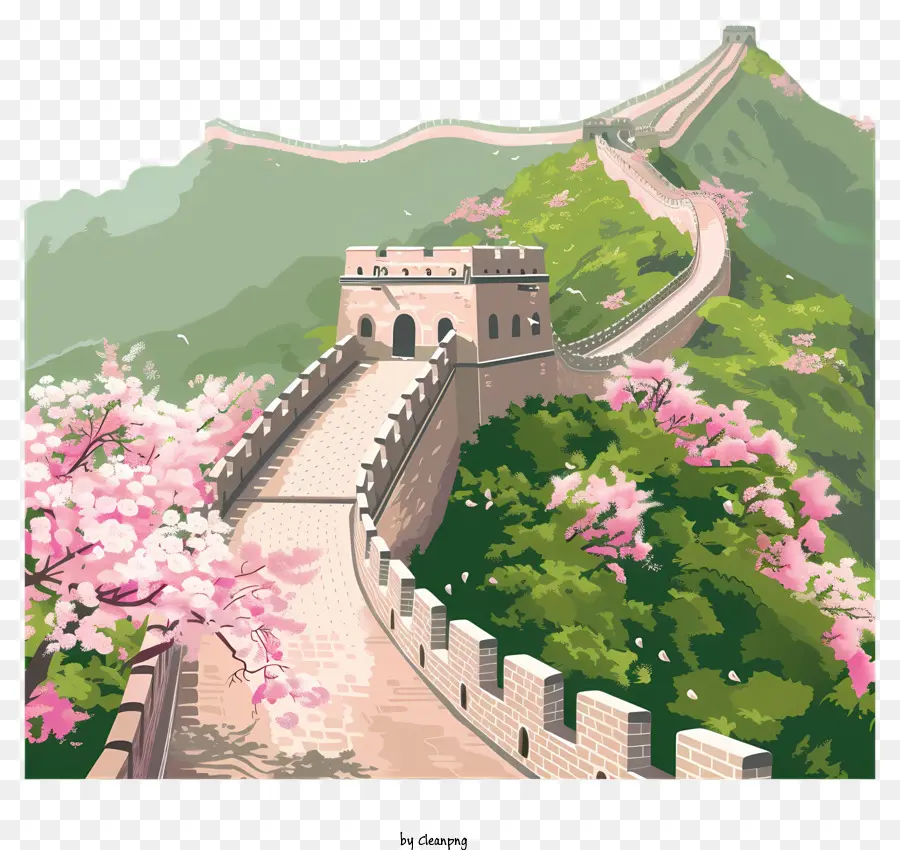 La Gran Muralla De China，En La Antigua China PNG