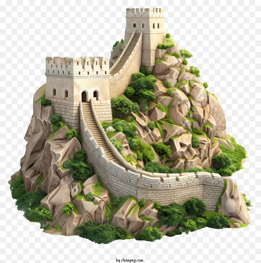 La Gran Muralla De China，Muro De Piedra PNG