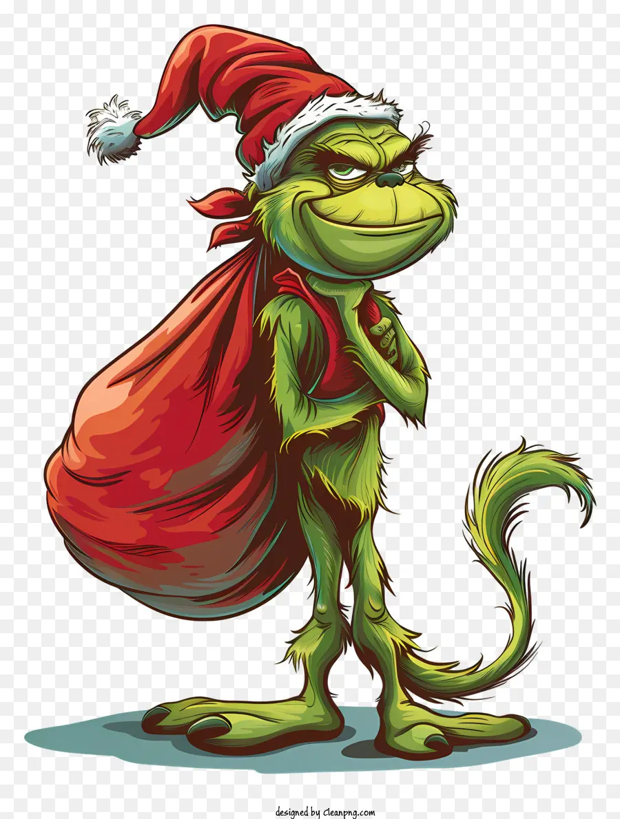 Grinch，Monstruo Verde PNG