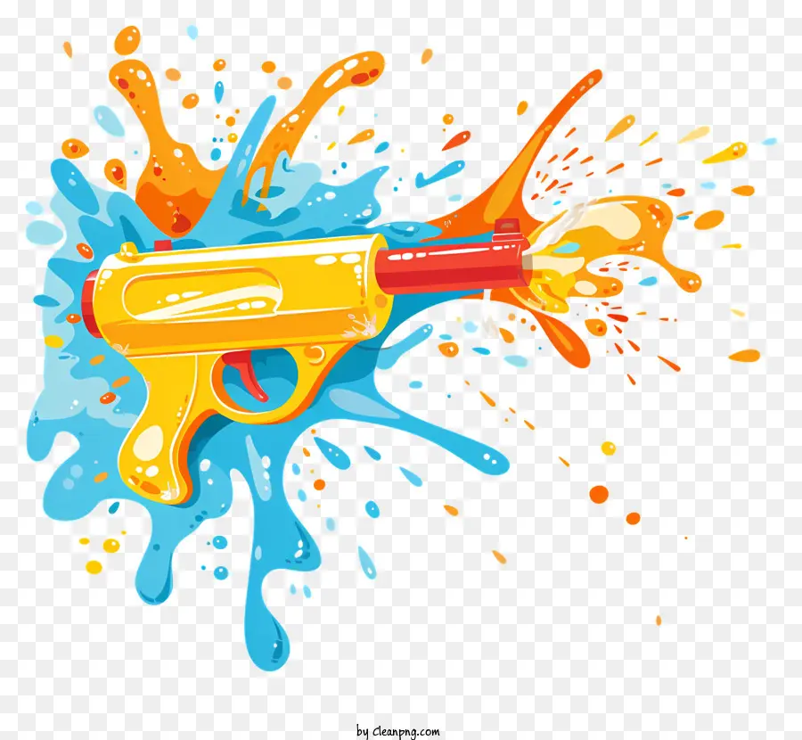 Songkran，Pistola De Agua PNG