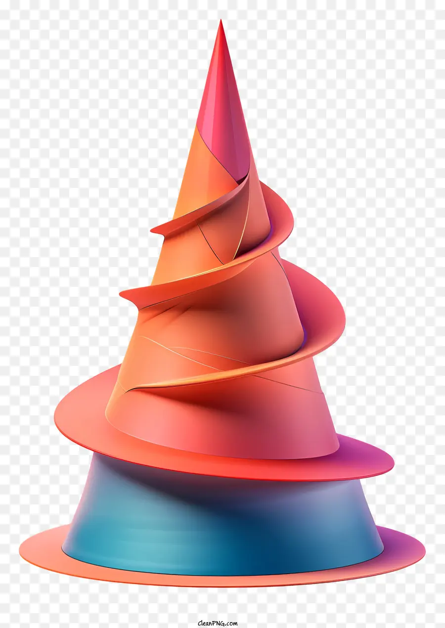 Sombrero De Fiesta，Cono Espiral PNG