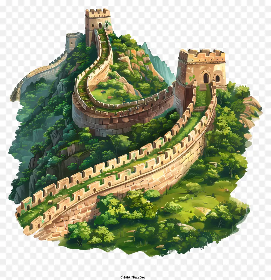 Muralla Grande China，Gran Muralla PNG