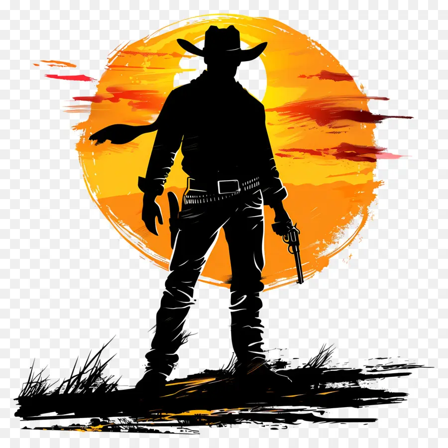 Vaquero，Silueta PNG