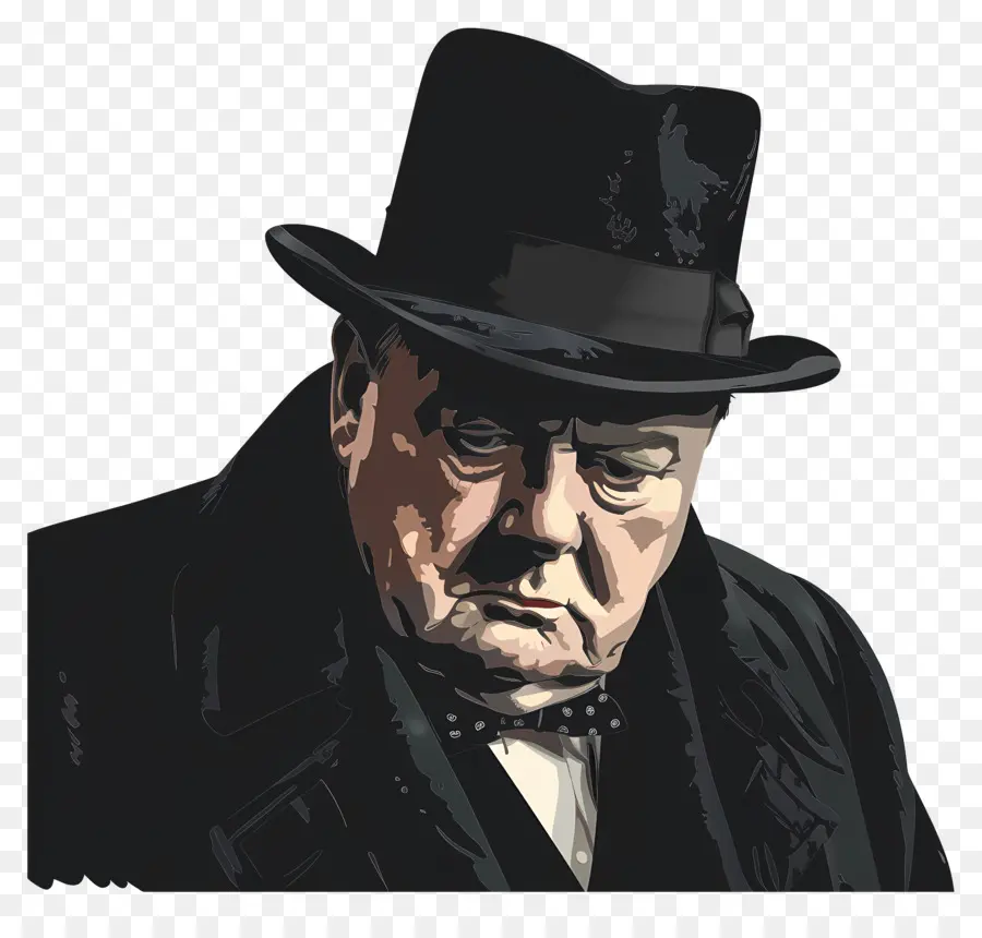 Día De Winston Churchill，Sombrero De Copa PNG