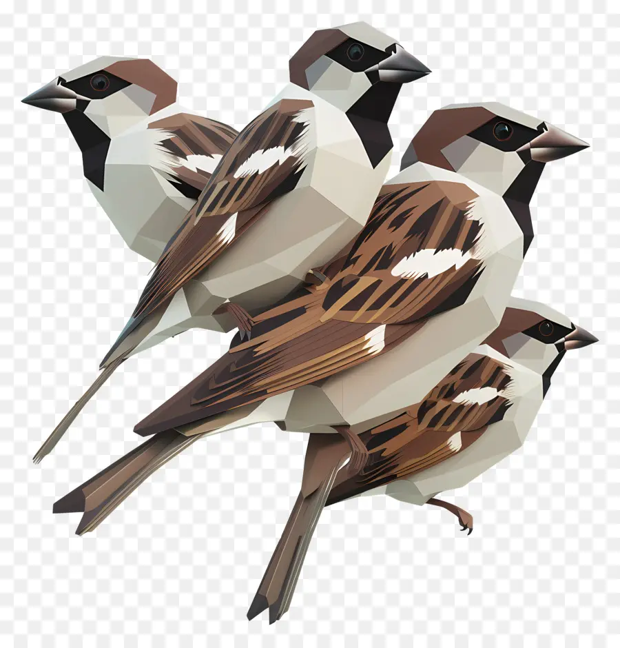 Los Gorriones，Aves PNG