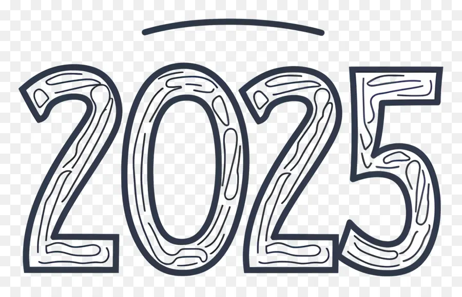 Año Nuevo 2024，2025 PNG