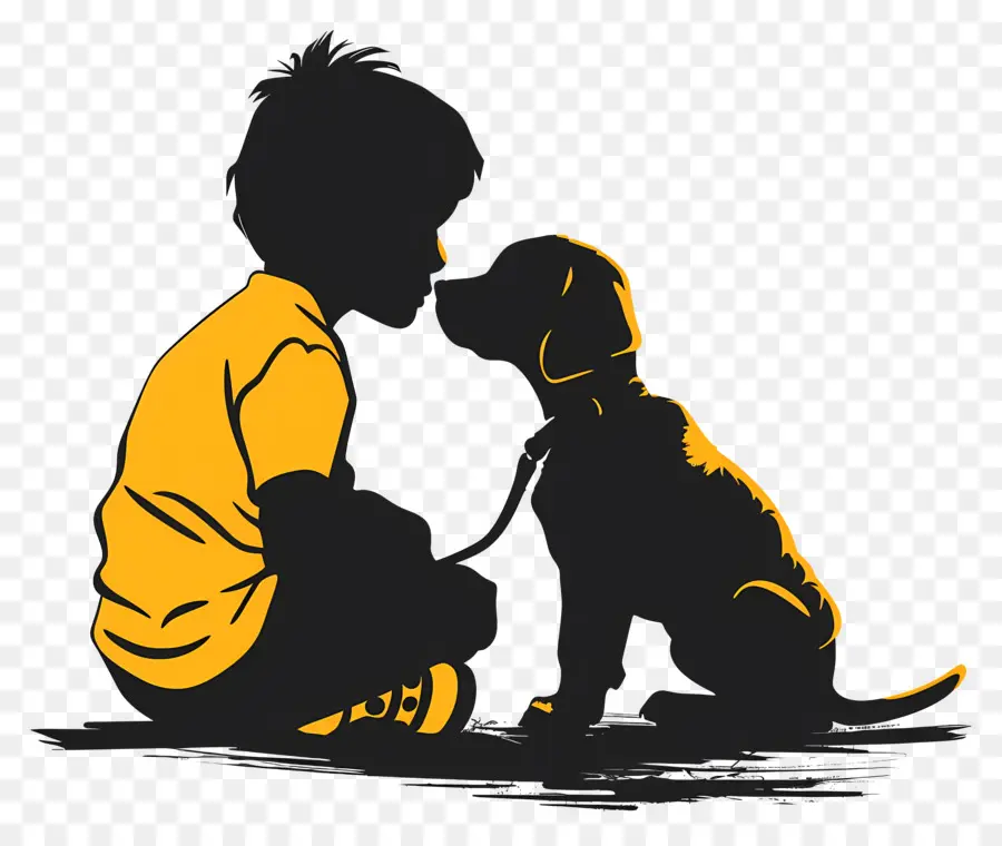 Niño Y Mascota，Niño Y Perro PNG