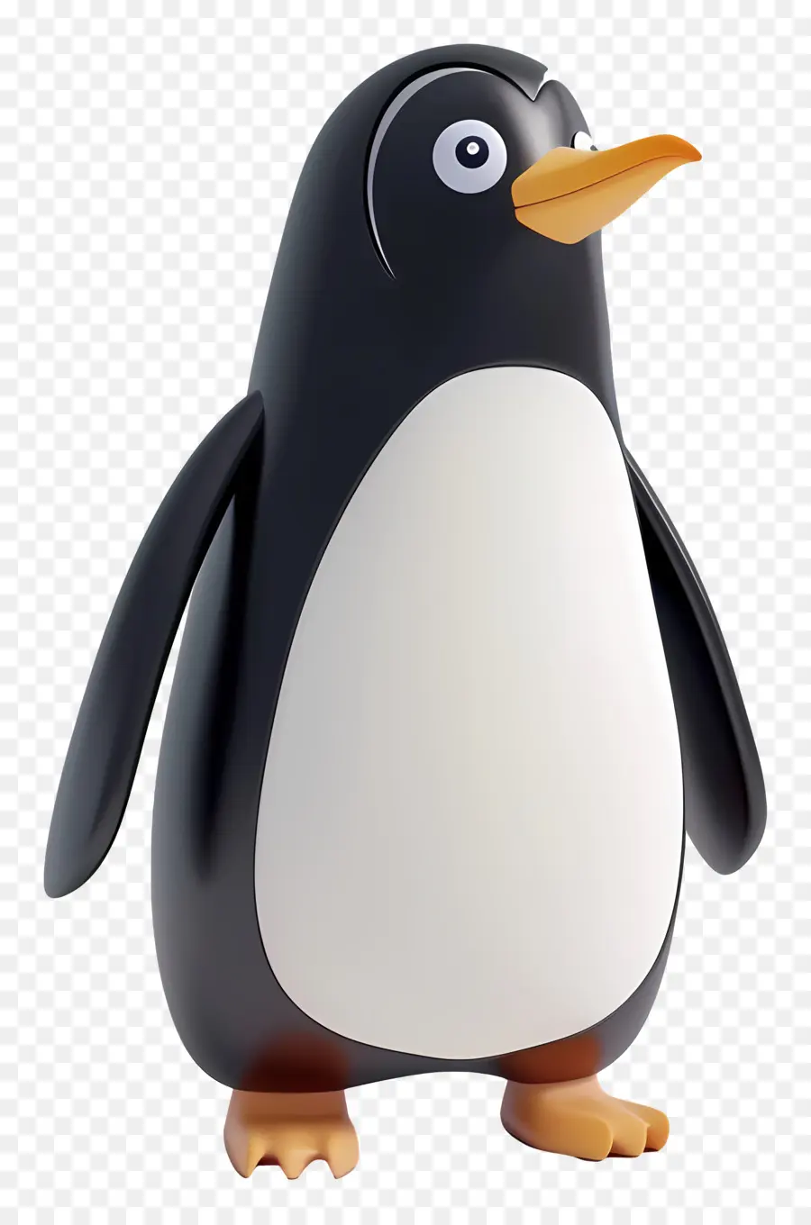 Pingüino，En Blanco Y Negro PNG