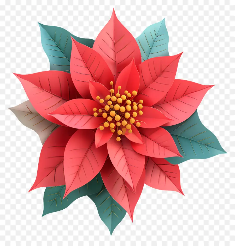 La Flor De Pascua，Navidad De Flor PNG