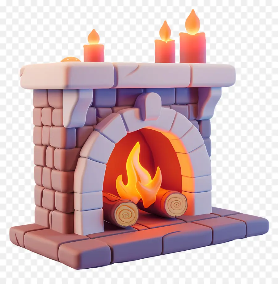 Chimenea，Velas PNG