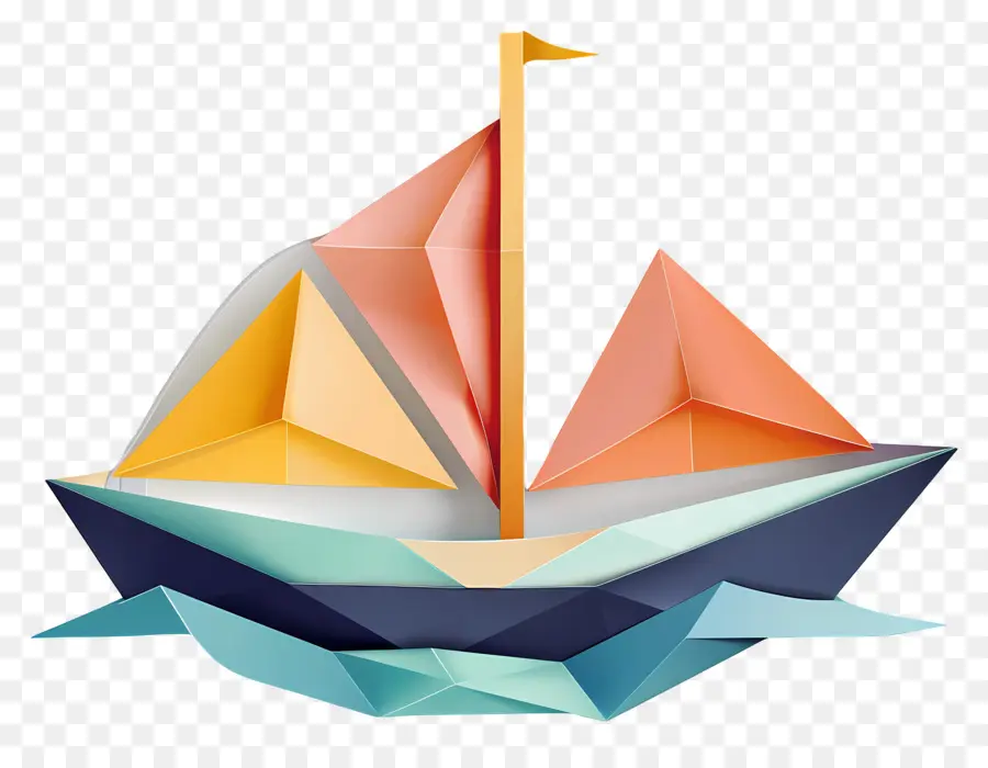 Bote，Barco De Origami PNG