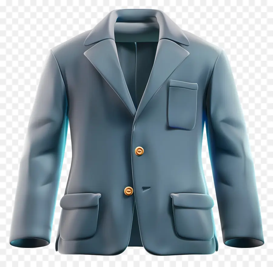 Chaqueta，Chaqueta Azul Claro PNG