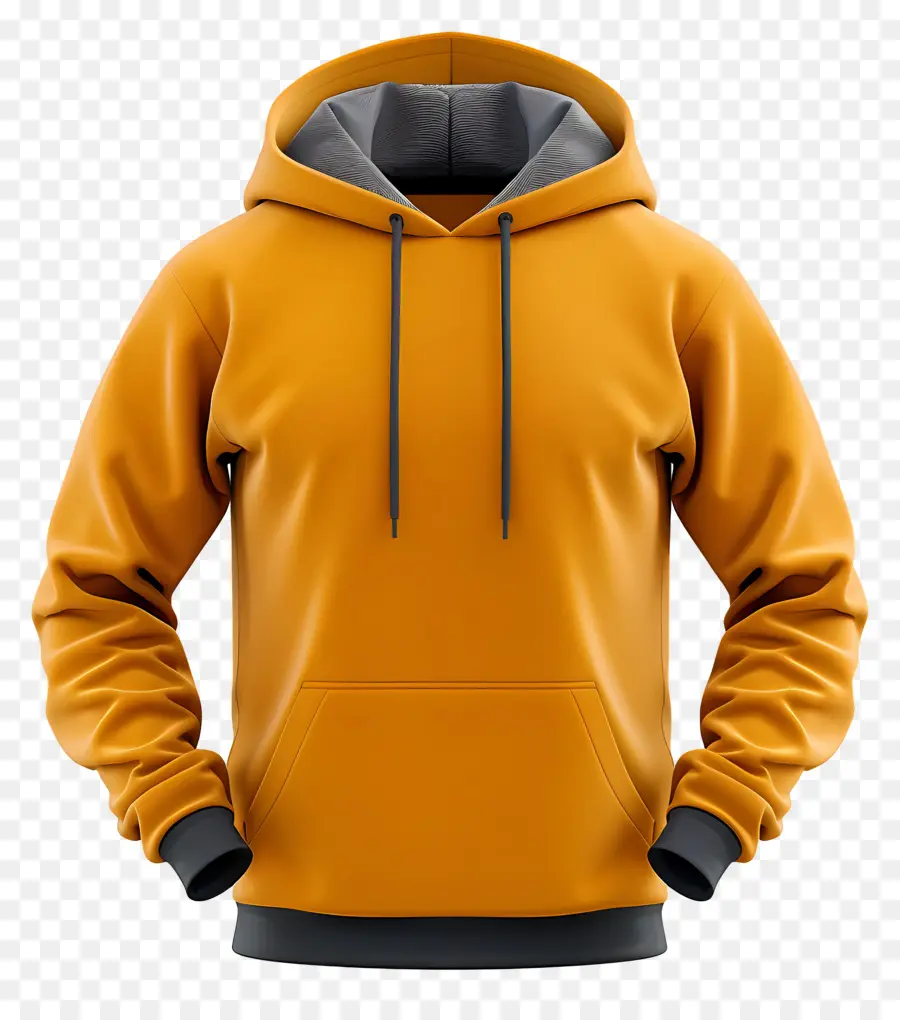 Sudadera Con Capucha，Sudadera Con Capucha Naranja PNG