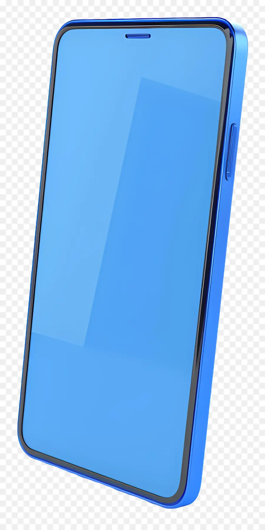 Smartphone，Teléfono Inteligente Azul PNG