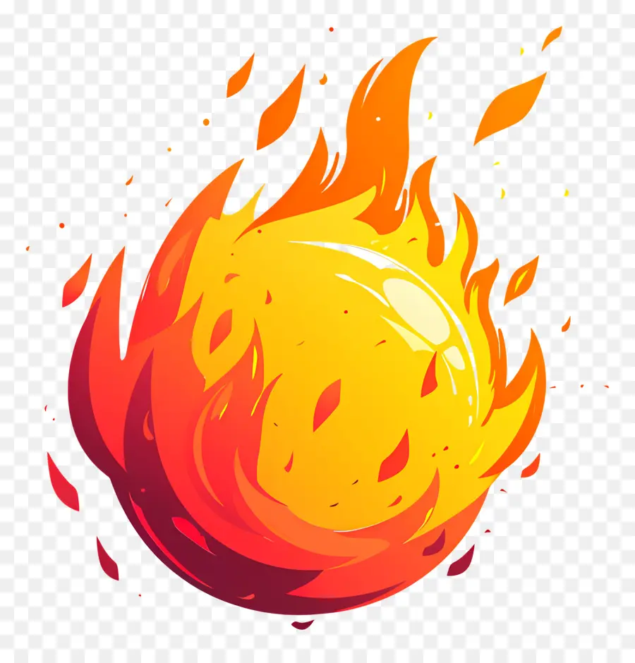 Bola De Fuego，Llama PNG