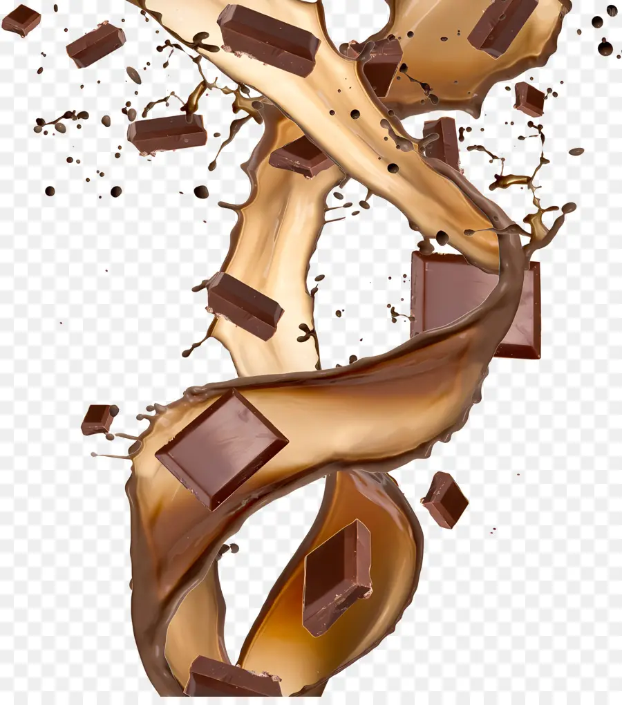 Chocolate，Salpicaduras De Chocolate PNG