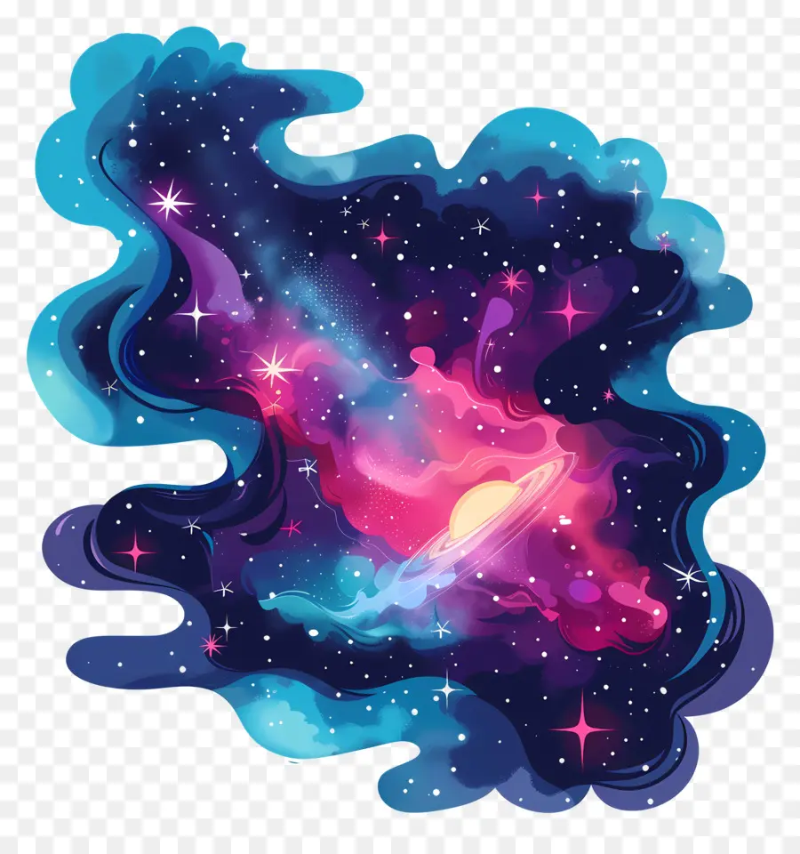 Nebulosas，Galaxia PNG