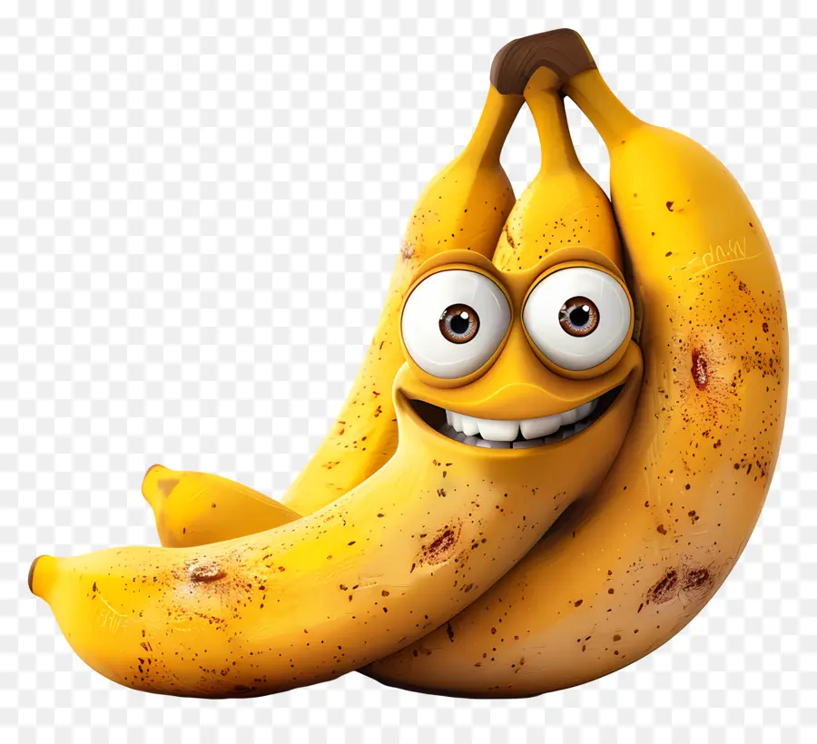 Banana Día，Plátanos Divertidos PNG