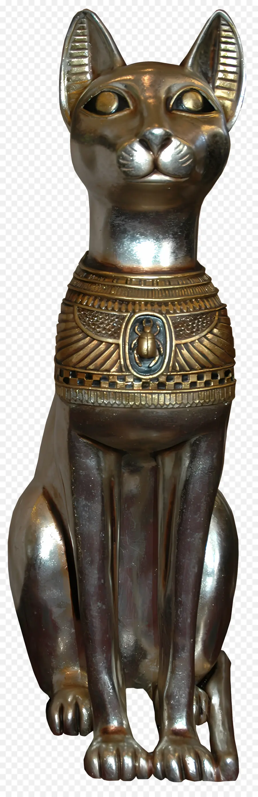 Egipto，Estatua De Gato Egipcio PNG