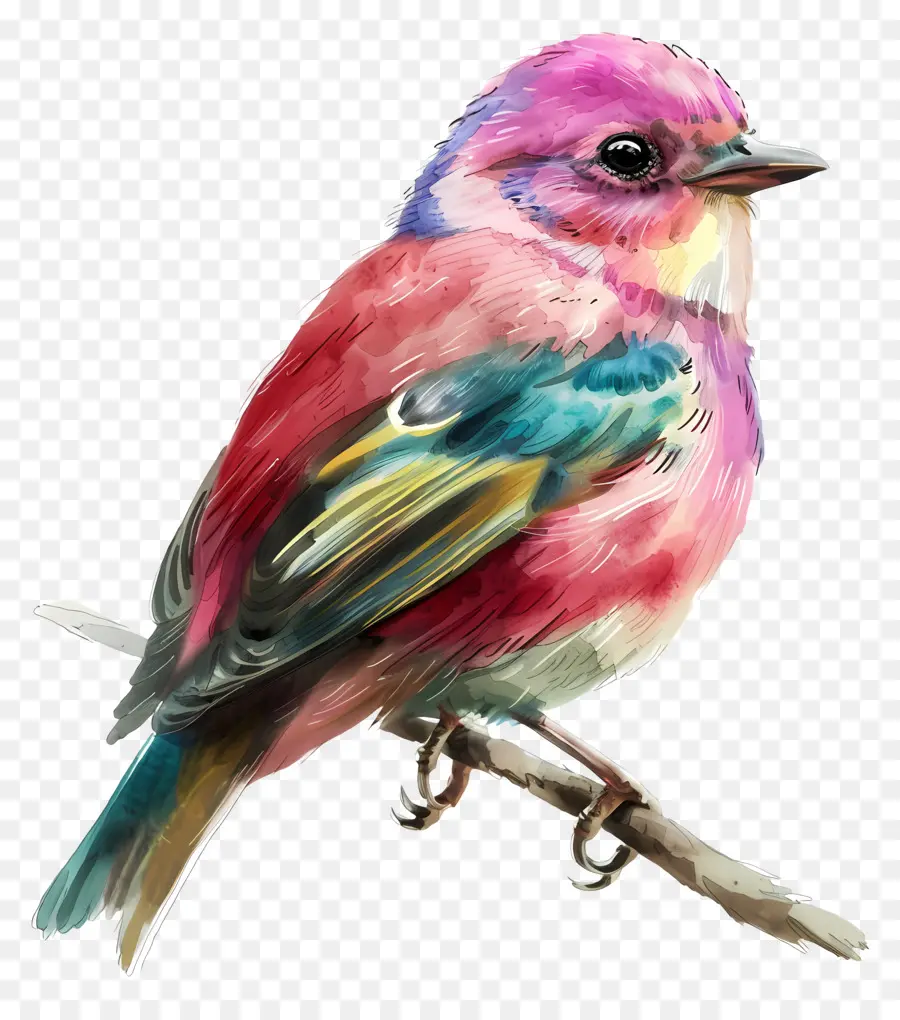 Día De Las Aves，Pájaro De Colores PNG