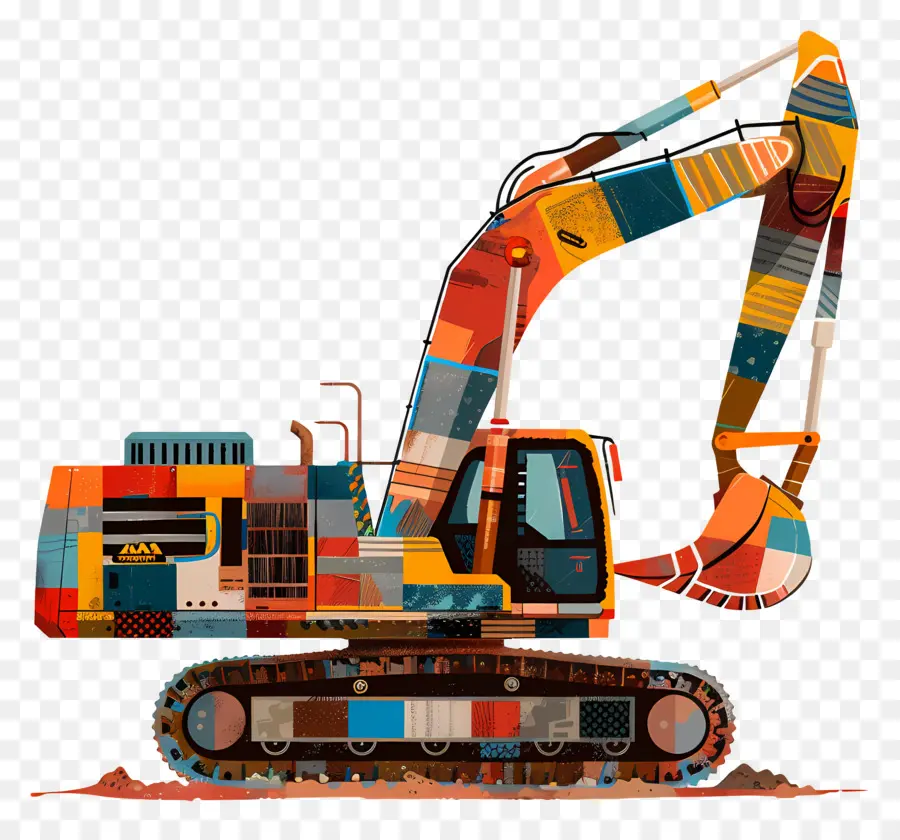 Excavador，Construcción PNG