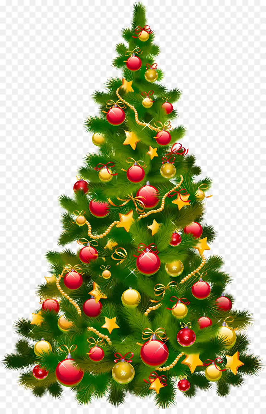 árbol De Navidad，Adornos PNG