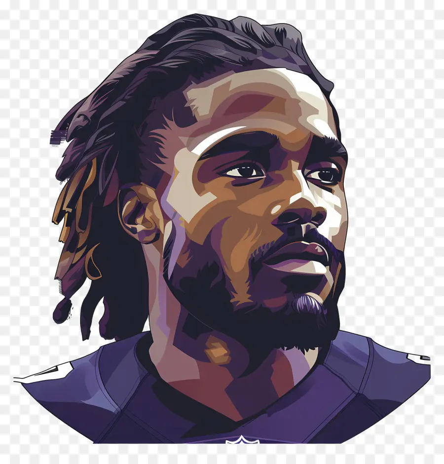 Cordarrelle Patterson，Hombre Con Rastas PNG