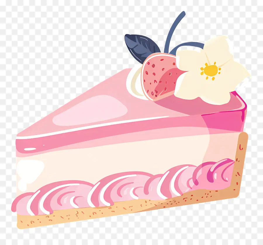 Tarta De Queso，Rosa Pastel PNG