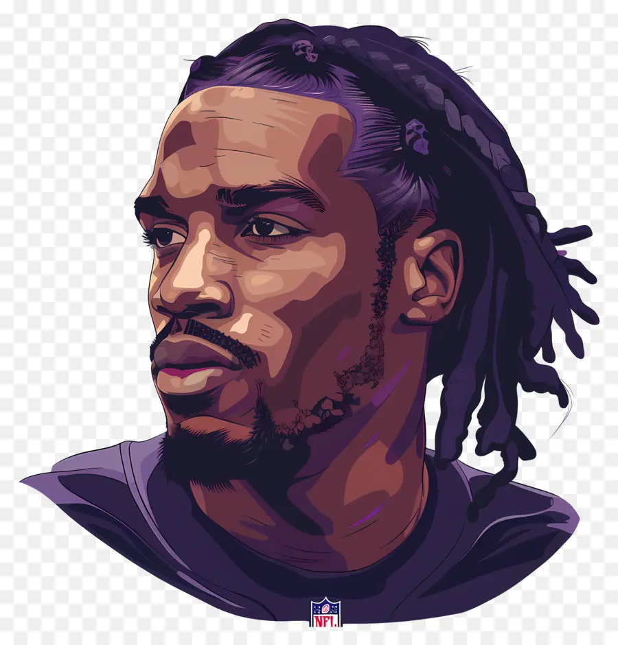 Cordarrelle Patterson，Male Face PNG