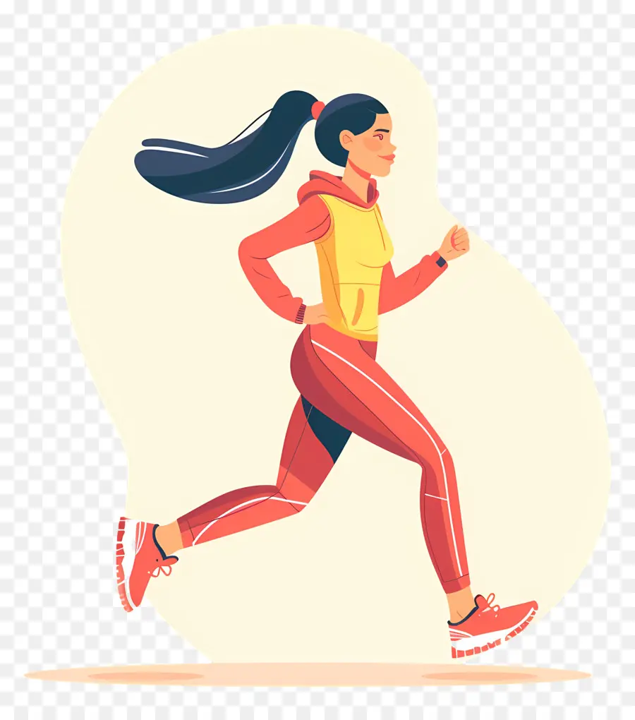 Mujer Trotando，Fitness Para Mujeres PNG