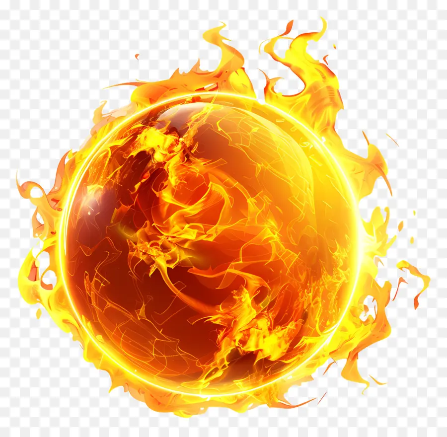 Bola De Fuego，Orbe De Fuego PNG