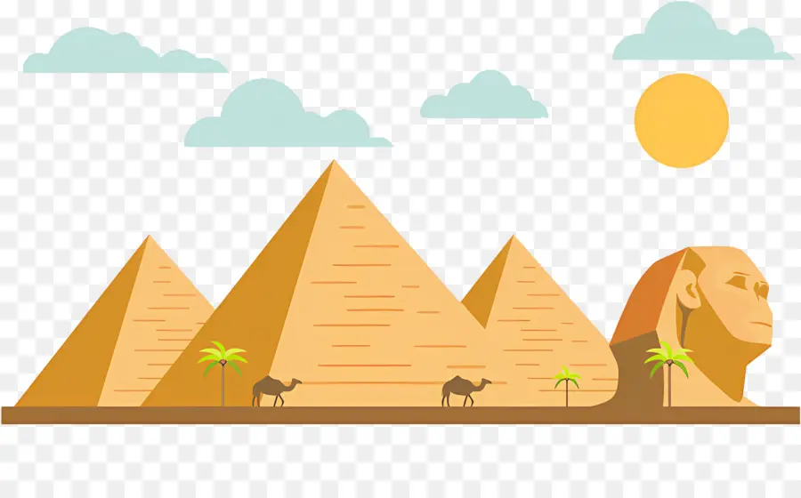 Egipto，Pirámides PNG