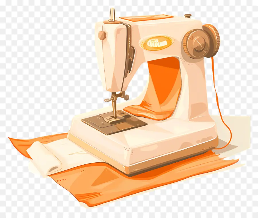 Máquina De Coser，Fabric PNG